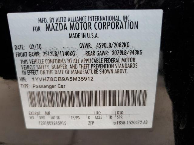 Photo 9 VIN: 1YVHZ8CB9A5M35912 - MAZDA 6 S 