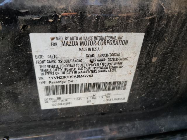 Photo 9 VIN: 1YVHZ8CB9A5M47753 - MAZDA 6 S 