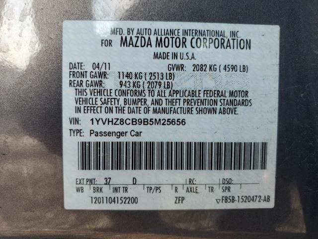 Photo 12 VIN: 1YVHZ8CB9B5M25656 - MAZDA 6 S 