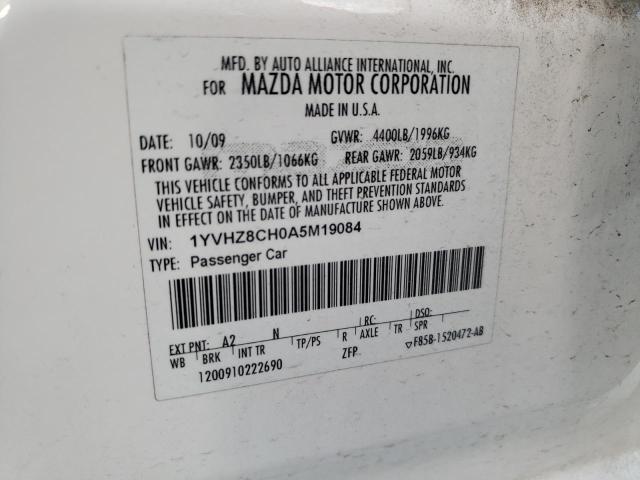 Photo 9 VIN: 1YVHZ8CH0A5M19084 - MAZDA 6 I 