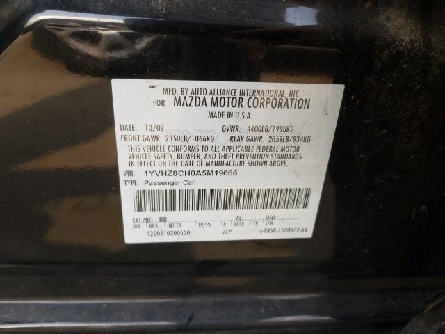 Photo 9 VIN: 1YVHZ8CH0A5M19666 - MAZDA 6 I 