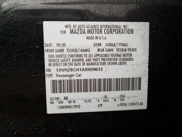 Photo 9 VIN: 1YVHZ8CH1A5M09633 - MAZDA 6 I 