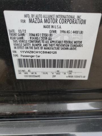 Photo 12 VIN: 1YVHZ8CH1C5M40125 - MAZDA 6 I 