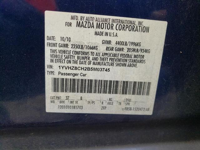 Photo 11 VIN: 1YVHZ8CH2B5M03745 - MAZDA 6 I 