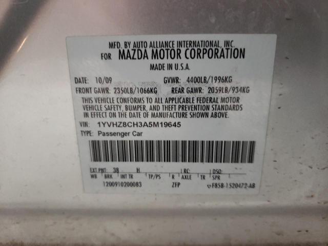 Photo 9 VIN: 1YVHZ8CH3A5M19645 - MAZDA 6 I 