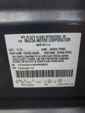 Photo 11 VIN: 1YVHZ8CH3B5M09652 - MAZDA 6 