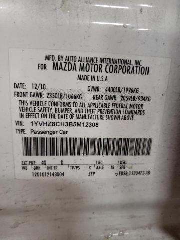 Photo 11 VIN: 1YVHZ8CH3B5M12308 - MAZDA 6 I 