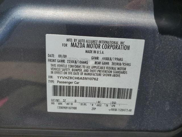 Photo 11 VIN: 1YVHZ8CH6A5M10762 - MAZDA 6 