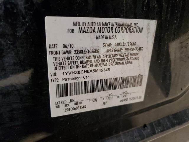 Photo 12 VIN: 1YVHZ8CH6A5M45348 - MAZDA 6 