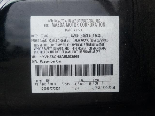 Photo 9 VIN: 1YVHZ8CH8A5M03568 - MAZDA 6 I 