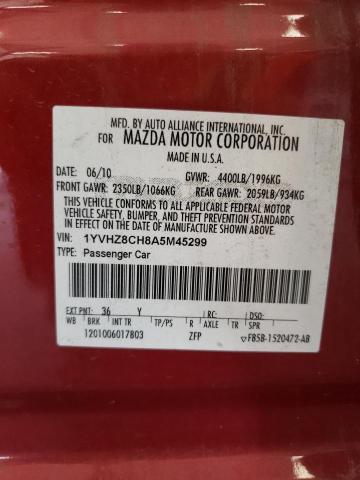 Photo 11 VIN: 1YVHZ8CH8A5M45299 - MAZDA 6 