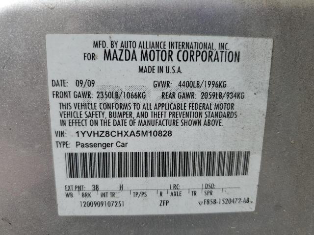 Photo 11 VIN: 1YVHZ8CHXA5M10828 - MAZDA 6 I 