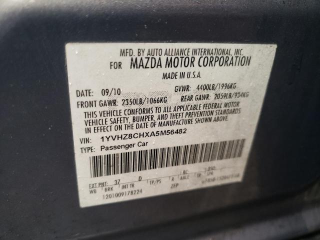 Photo 11 VIN: 1YVHZ8CHXA5M56482 - MAZDA 6 I 