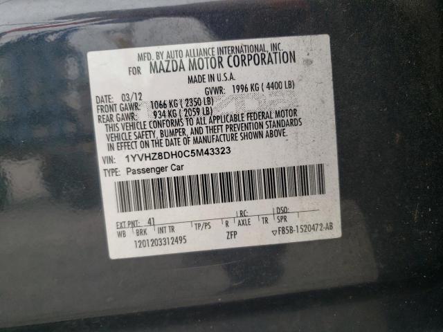 Photo 11 VIN: 1YVHZ8DH0C5M43323 - MAZDA 6 