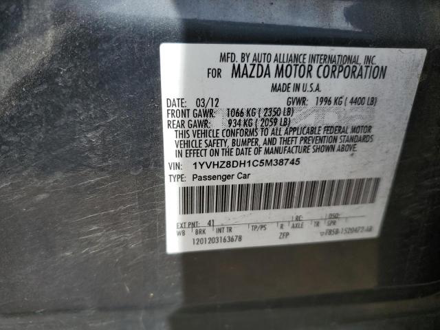 Photo 11 VIN: 1YVHZ8DH1C5M38745 - MAZDA 6 I 