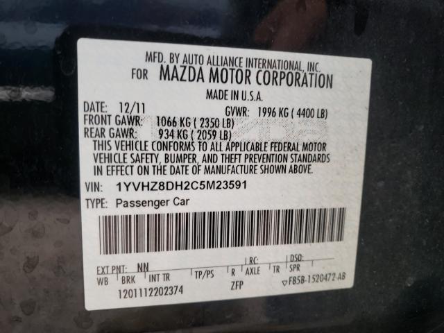 Photo 9 VIN: 1YVHZ8DH2C5M23591 - MAZDA 6 I 