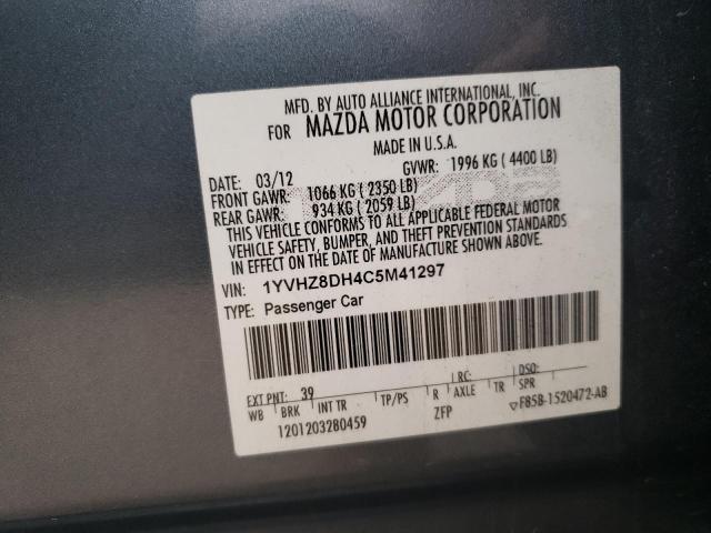 Photo 9 VIN: 1YVHZ8DH4C5M41297 - MAZDA 6 I 