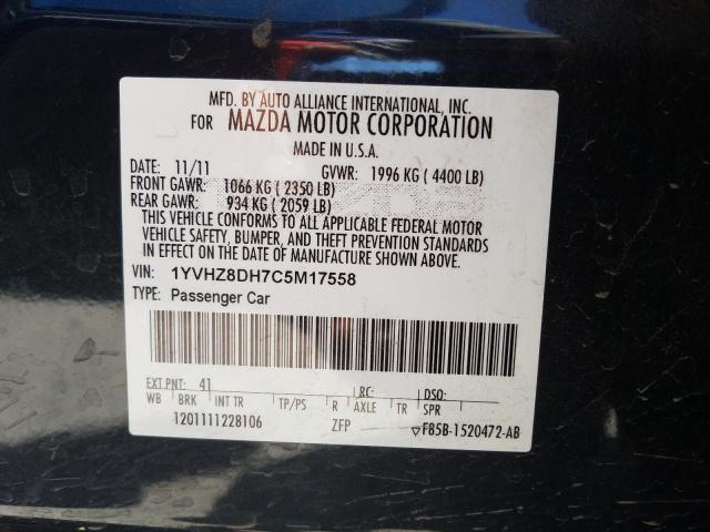 Photo 9 VIN: 1YVHZ8DH7C5M17558 - MAZDA 6 I 