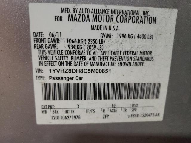 Photo 12 VIN: 1YVHZ8DH8C5M00851 - MAZDA 6 I 