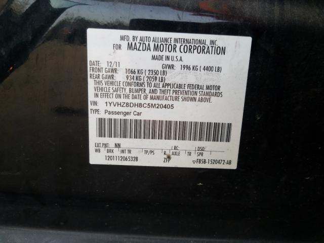 Photo 9 VIN: 1YVHZ8DH8C5M20405 - MAZDA 6 I 