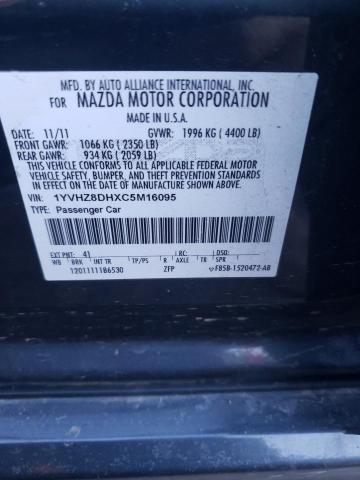 Photo 12 VIN: 1YVHZ8DHXC5M16095 - MAZDA 6 I 