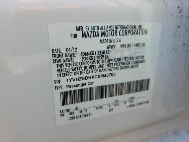 Photo 9 VIN: 1YVHZ8DHXC5M43703 - MAZDA 6 I 