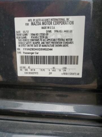 Photo 11 VIN: 1YVHZ8DHXD5M02344 - MAZDA 6 TOURING 