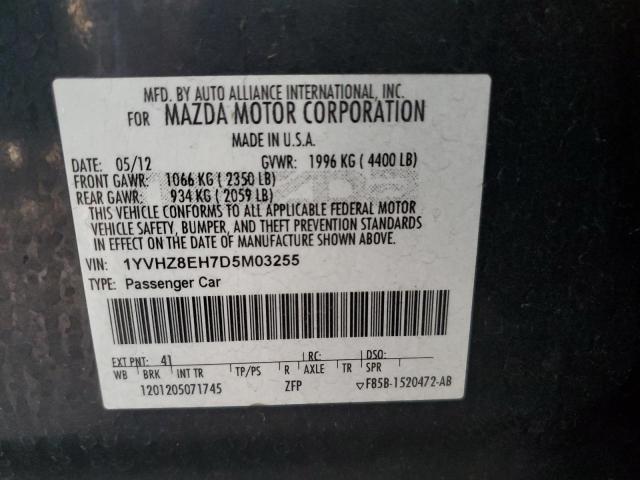 Photo 9 VIN: 1YVHZ8EH7D5M03255 - MAZDA 6 TOURING 