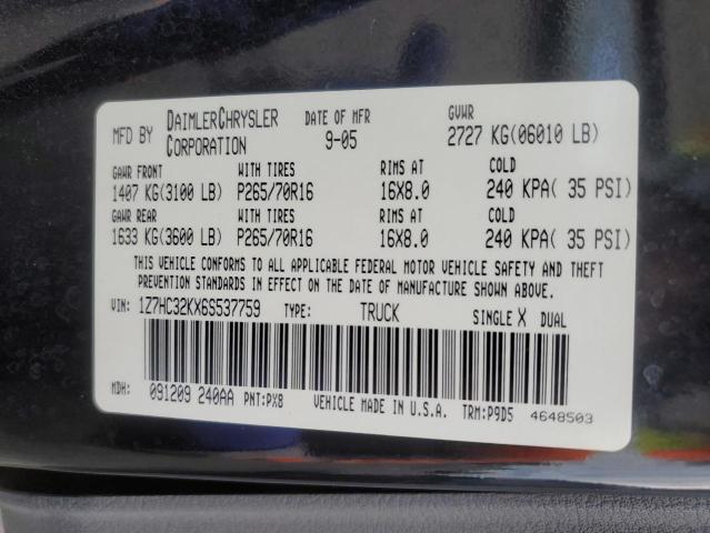 Photo 12 VIN: 1Z7HC32KX6S537759 - MITSUBISHI RAIDER DUR 