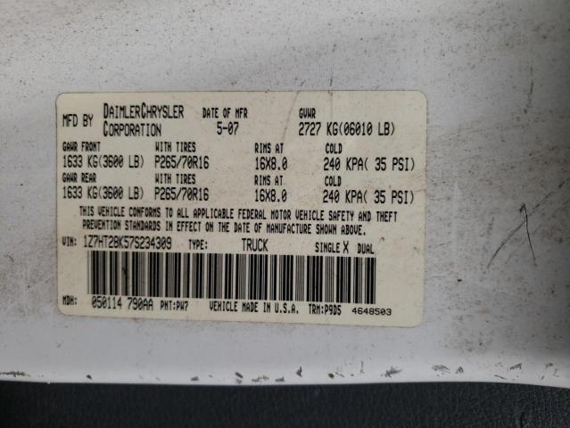 Photo 11 VIN: 1Z7HT28K57S234309 - MITSUBISHI RAIDER LS 