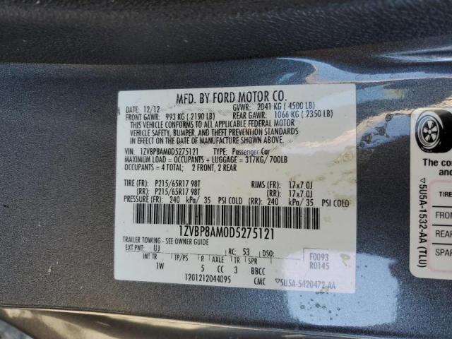 Photo 11 VIN: 1ZVBP8AM0D5275121 - FORD MUSTANG 