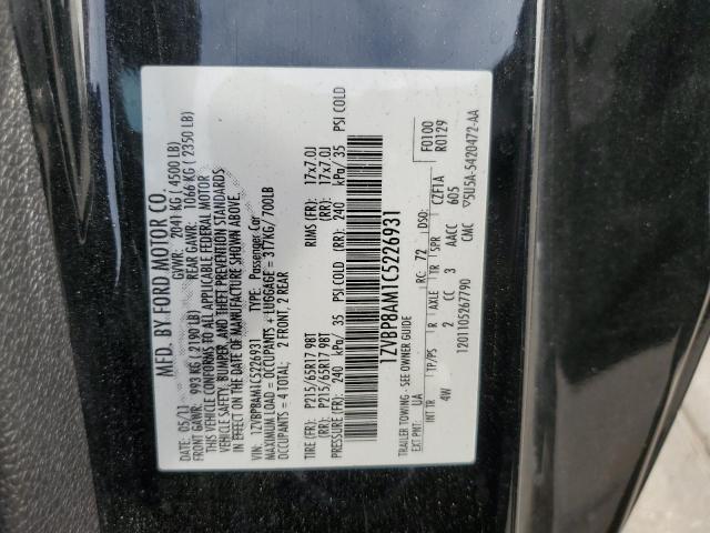 Photo 11 VIN: 1ZVBP8AM1C5226931 - FORD MUSTANG 