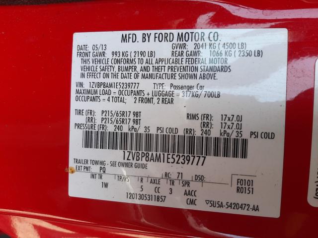 Photo 9 VIN: 1ZVBP8AM1E5239777 - FORD MUSTANG 