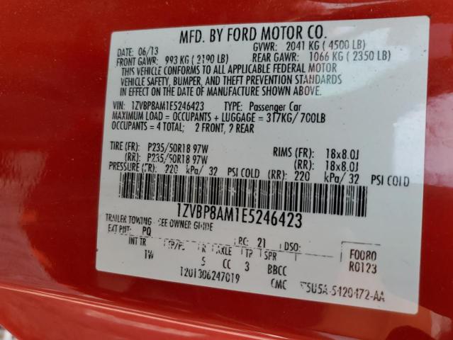 Photo 11 VIN: 1ZVBP8AM1E5246423 - FORD MUSTANG 