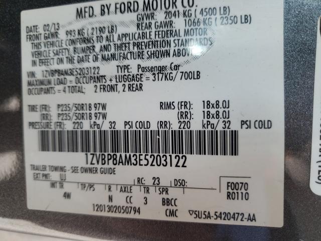 Photo 9 VIN: 1ZVBP8AM3E5203122 - FORD MUSTANG 