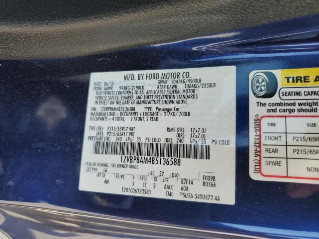 Photo 11 VIN: 1ZVBP8AM4B5136588 - FORD MUSTANG 