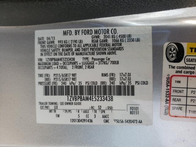 Photo 9 VIN: 1ZVBP8AM4E5233438 - FORD MUSTANG 