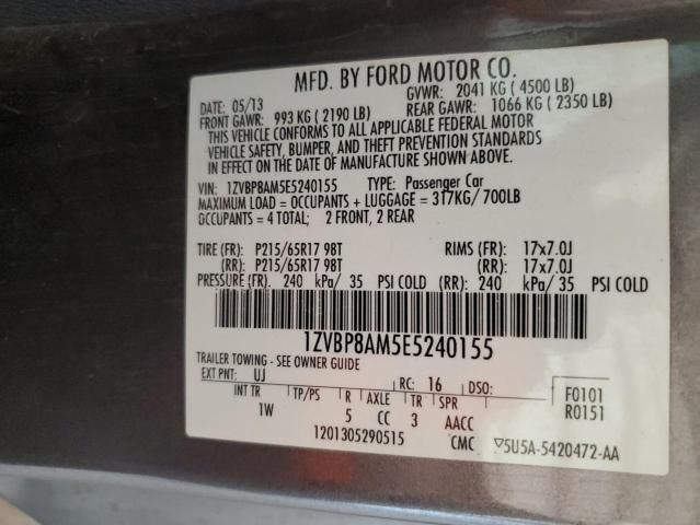 Photo 11 VIN: 1ZVBP8AM5E5240155 - FORD MUSTANG 