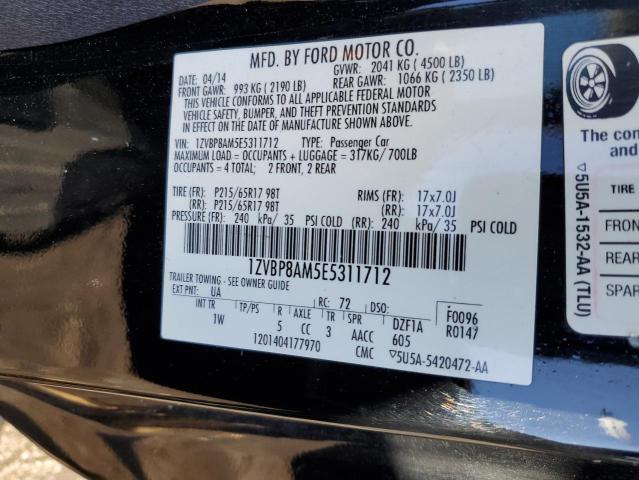 Photo 11 VIN: 1ZVBP8AM5E5311712 - FORD MUSTANG 