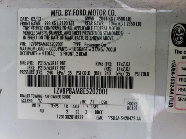 Photo 9 VIN: 1ZVBP8AM8E5202001 - FORD MUSTANG 