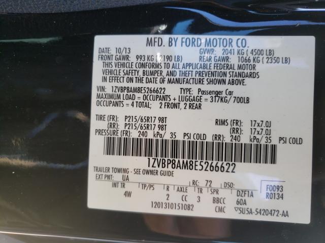 Photo 9 VIN: 1ZVBP8AM8E5266622 - FORD MUSTANG 