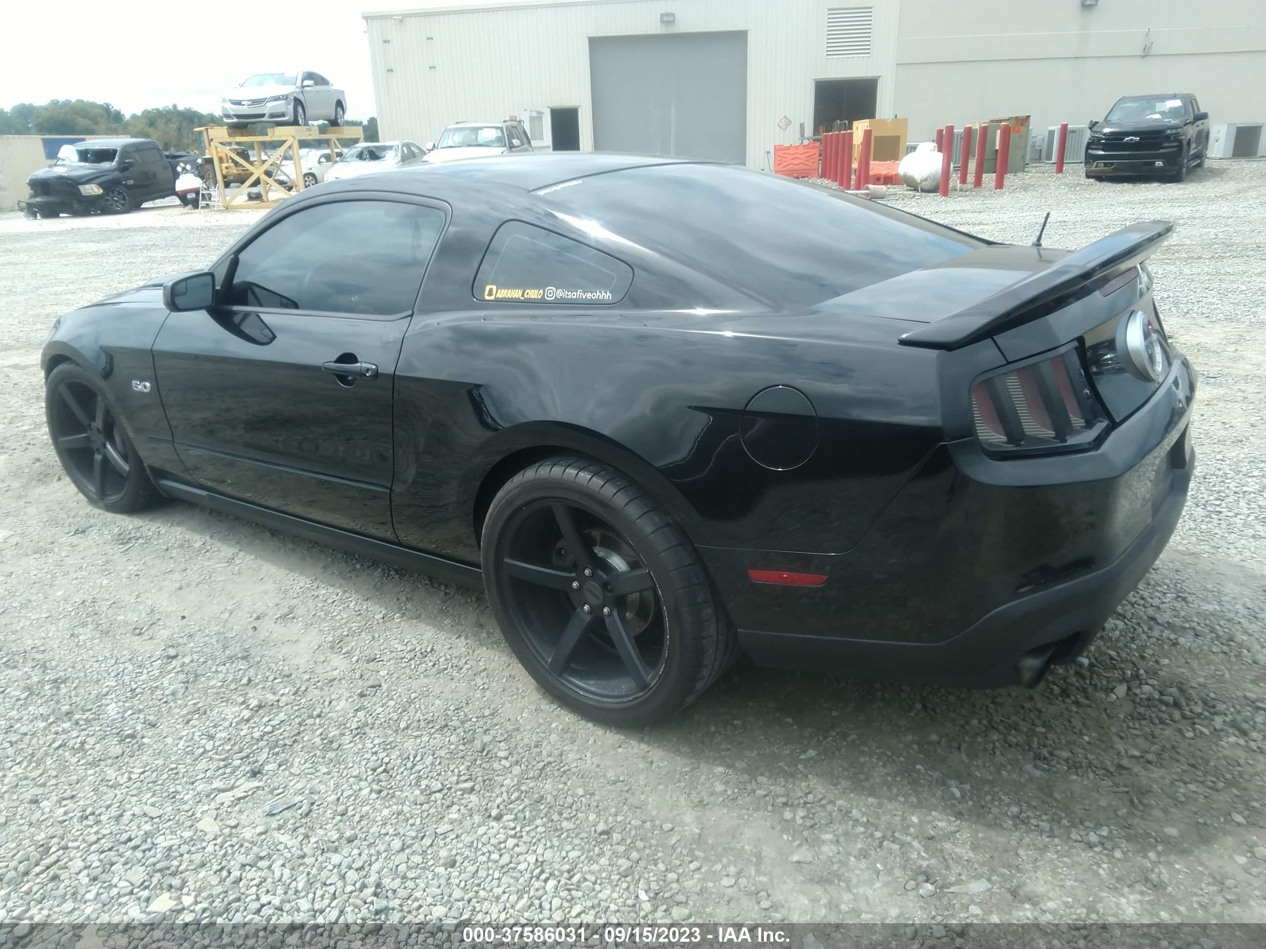 Photo 2 VIN: 1ZVBP8CF5B5150580 - FORD MUSTANG 