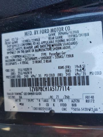 Photo 11 VIN: 1ZVBP8CH1A5177114 - FORD MUSTANG 