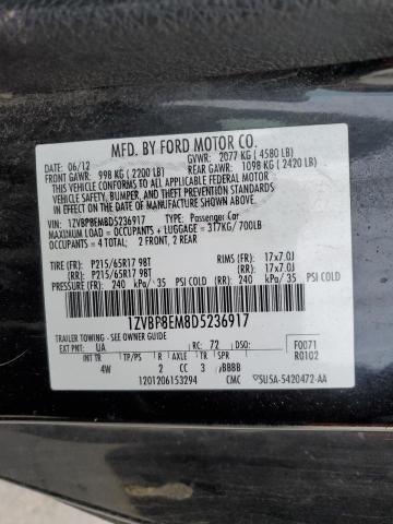 Photo 11 VIN: 1ZVBP8EM8D5236917 - FORD ALL MODELS 