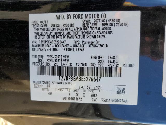 Photo 12 VIN: 1ZVBP8EM8E5226647 - FORD MUSTANG 