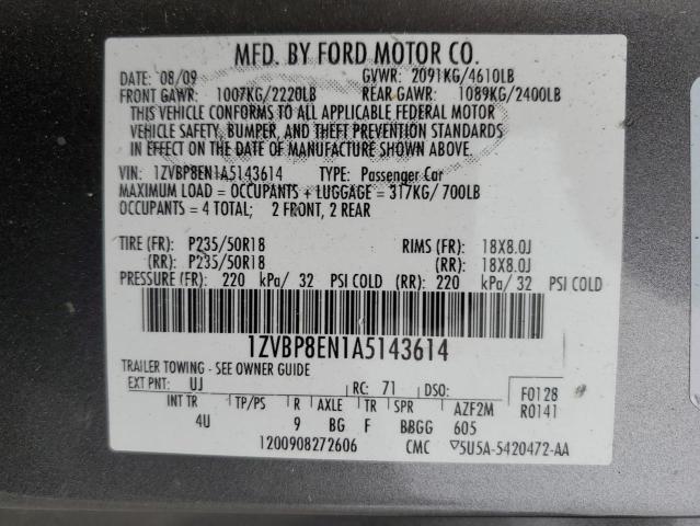 Photo 11 VIN: 1ZVBP8EN1A5143614 - FORD MUSTANG 