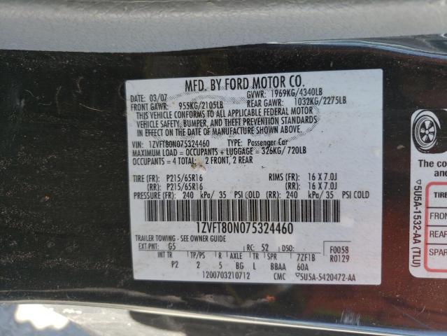 Photo 11 VIN: 1ZVFT80N075324460 - FORD MUSTANG 