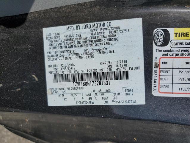 Photo 11 VIN: 1ZVFT80N175281831 - FORD MUSTANG 