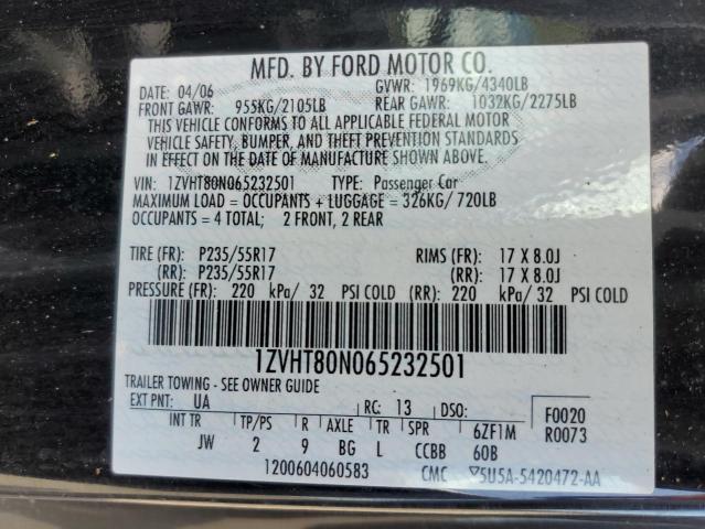 Photo 11 VIN: 1ZVHT80N065232501 - FORD MUSTANG 