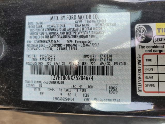 Photo 11 VIN: 1ZVHT80NX75204674 - FORD MUSTANG 